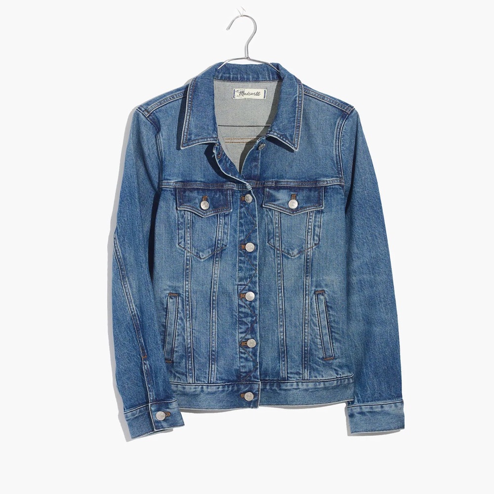 Madewell Classic Vintage-Style Denim The Stretch Jean Jacket Size Women’s Small